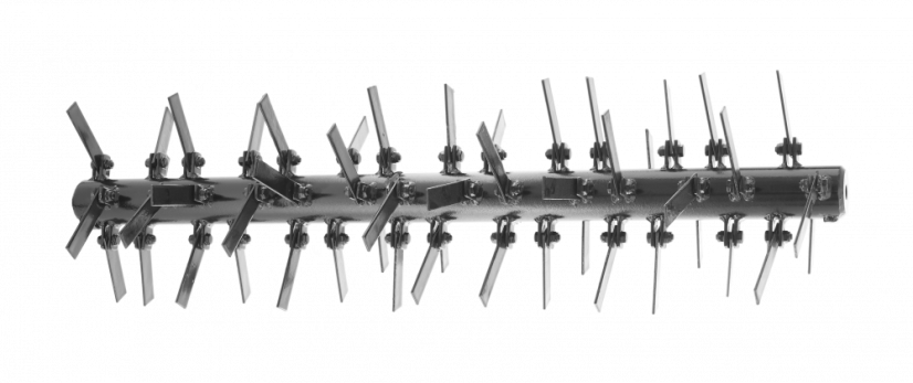 Výměnná hřídel s odmechovacími noži pro cepákové žací ústrojí
