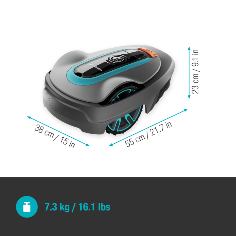 Robotická sekačka smart SILENO city, 600 m? - sada