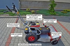 Pohonná jednotka Panter FD2 s mulčovačem M70