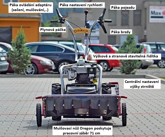 Pohonná jednotka Panter FD2H s mulčovačem M70