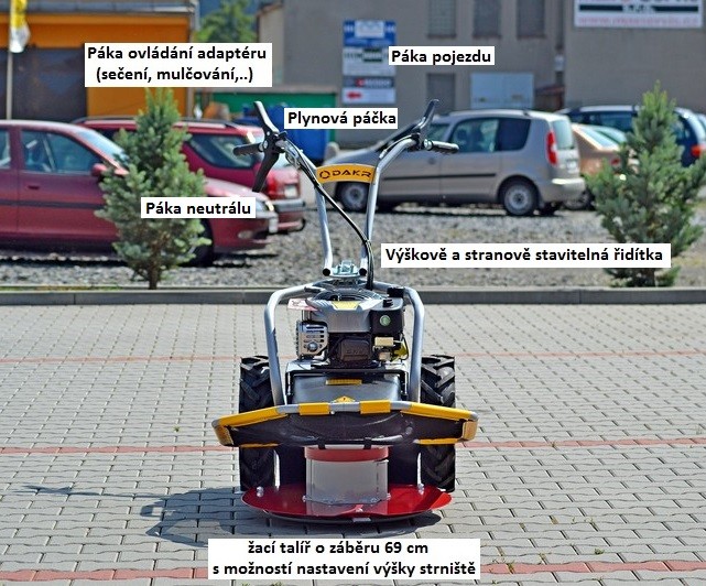 Pohonná jednotka Panter FD2 L224 s bubnovým sečením RZS70K