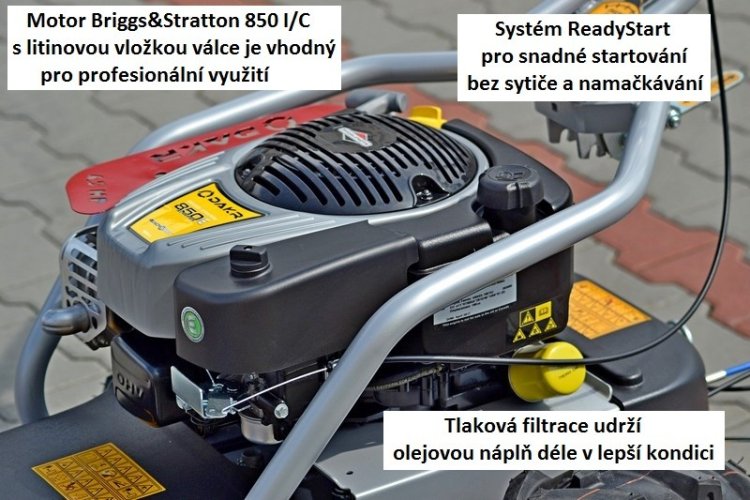 Pohonná jednotka Panter FD2 s bubnovým sečením RZS70K