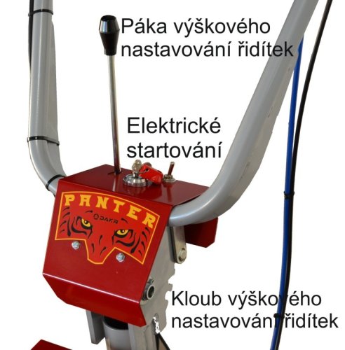 Pohonná jednotka Panter FD3-500 s dvoububnovým sečením RZS121