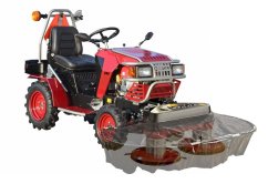 Pohonná jednotka Panter FD52V s dvoububnovou sekačkou RZS121