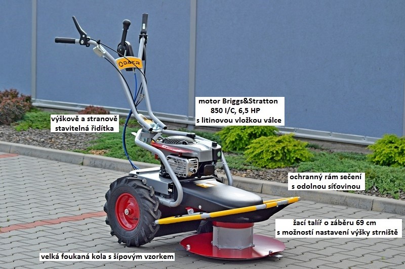 Pohonná jednotka Panter FD2H s bubnovým sečením RZS70K