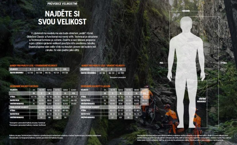 Kalhoty do pasu  Technical Extreme - Ochrana proti proříznutí: Ano, Velikost EU: XXL