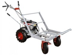 Korba na metrové dříví KD pro podvozek řiditelného vozíku KOR220