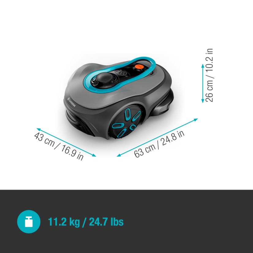Smart SILENO free 1200 m?, robotic lawn mower