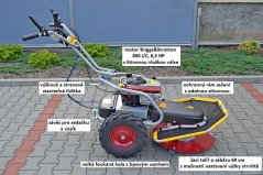 Pohonná jednotka Panter FD2H s bubnovým sečením RZS70K