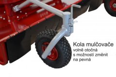Pohonná jednotka Panter FD3-500 s řízenou sedačkou BPR a dvounožovým mulčovačem M121