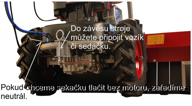 Pohonná jednotka Panter FD2H s diskovým sečením DZS125