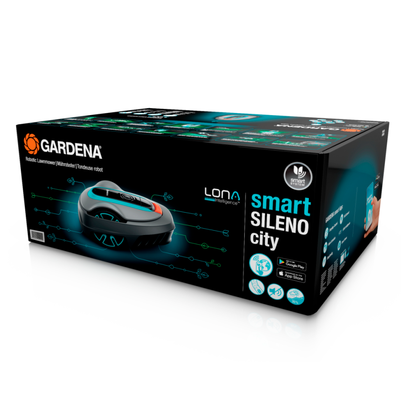 Robotická sekačka smart SILENO city, 600 m? - sada