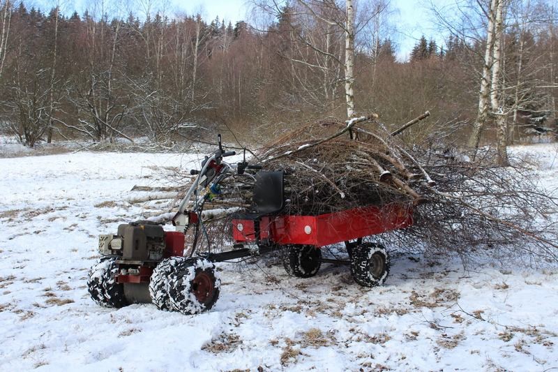 Pohonná jednotka Panter FD3-500 s valníkem IT 500 Profi