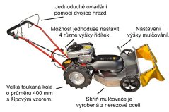 Stavebnicový mulčovač Triton Enduro