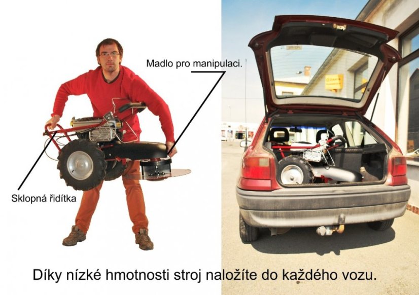 Stavebnicová bubnová sekačka Tekton GCVx