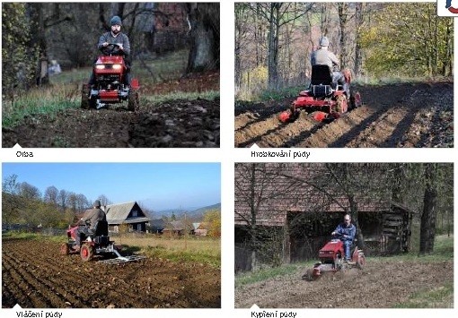 Pohonná jednotka Panter FD5 s jednostranným pluhem