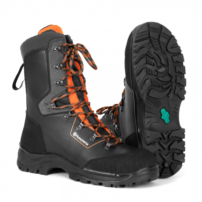 Ochranná kožená obuv Classic s ochranou proti proříznutí - Ochrana proti proříznutí: Ano, Velikost EU: 39, Ocelová špička: Ano, Voděodolnost: Water resistant leather