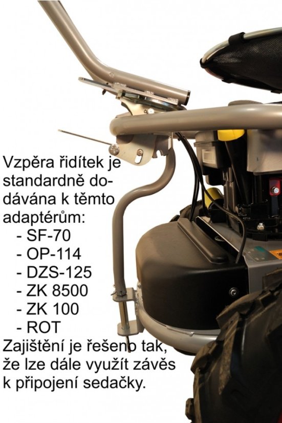Pohonná jednotka Panter FD2H s diskovým sečením DZS125