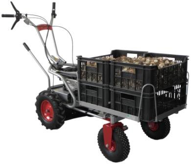 Korba na přepravky NB pro podvozek řiditelného vozíku KOR220