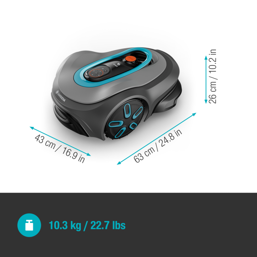 Smart SILENO max 1500 m?, robotic lawn mower