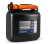 Kanystr na benzin Husqvarna, 5 l,  černý