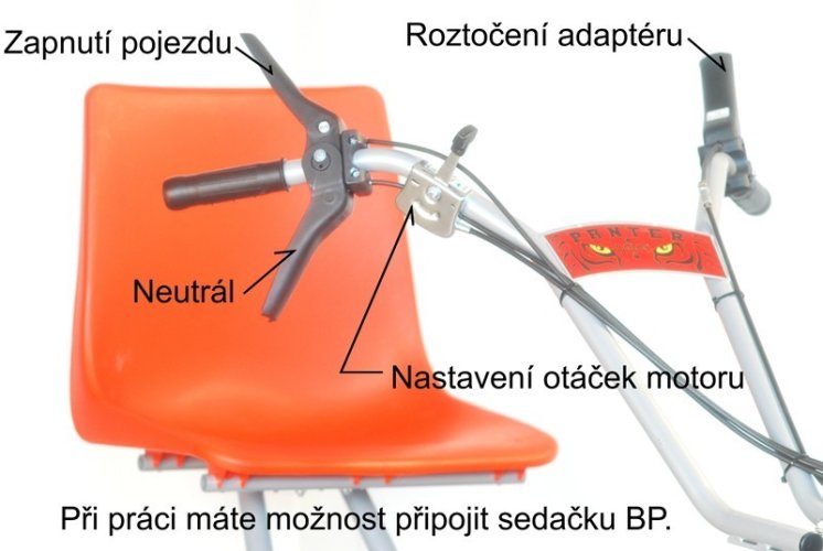 Pohonná jednotka Panter FD2 L224 s bubnovým sečením RZS70K