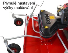 Pohonná jednotka Panter FD3eco s dvounožovým mlučovačem M121